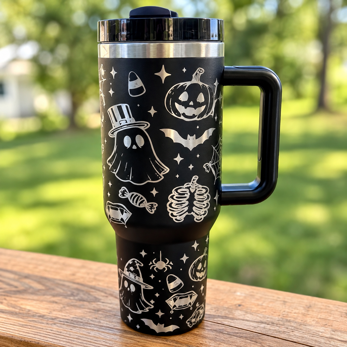 Halloween 40 oz Engraved Tumbler