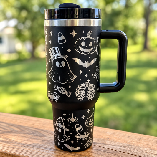 Halloween 40 oz Engraved Tumbler