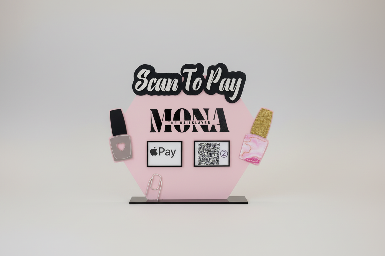 Digital Payment Acrylic Sign