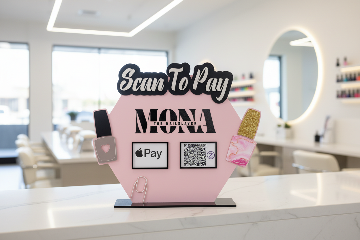 Digital Payment Acrylic Sign