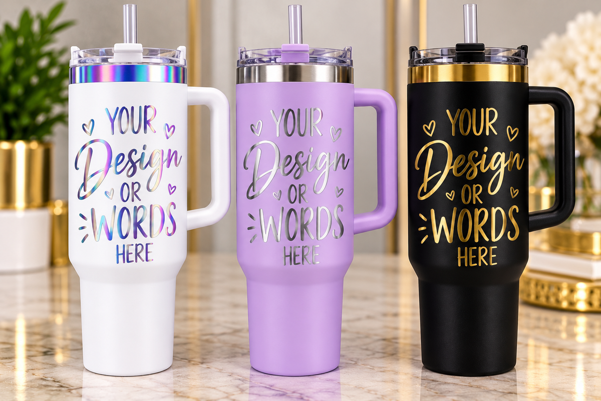 Custom 40 oz Engraved Tumbler
