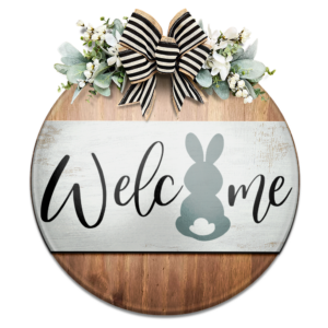 Welcome Bunny Door Hanger