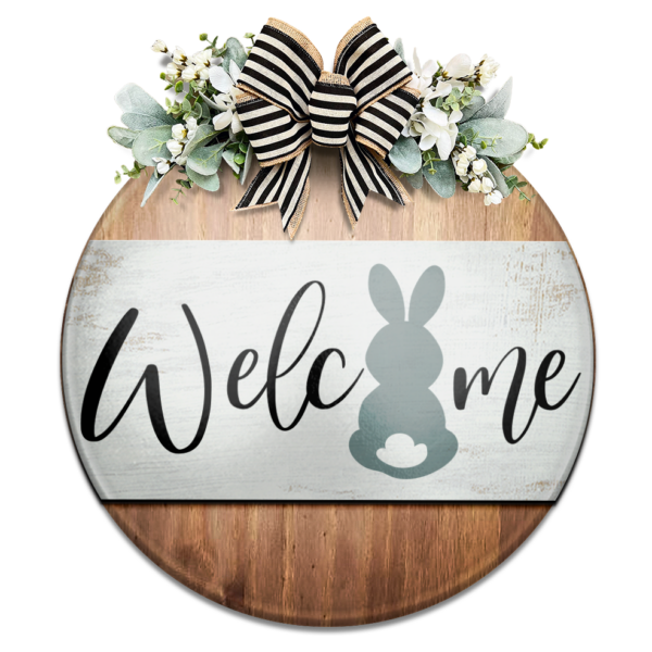 Welcome Bunny Door Hanger