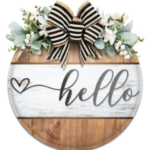 Farmhouse Hello Door Hanger